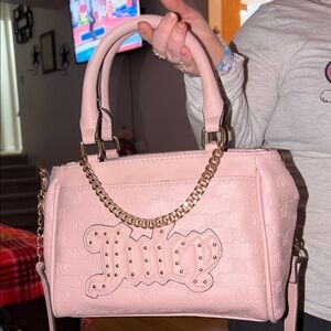 Juicy Couture Pink Embossed Shoulder Bag